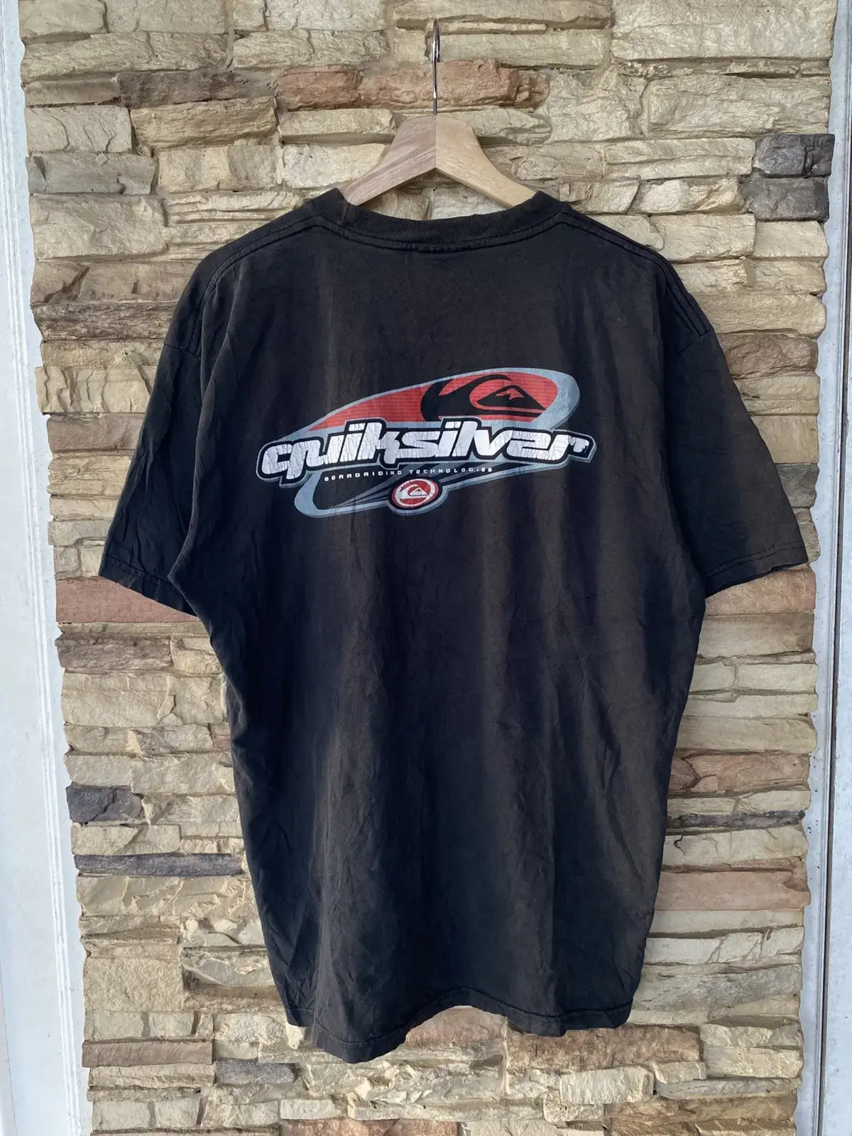 Vintage 90s Quiksilver Backhit Logo Surfing Tees, Retro Surf Shirt for Men Women, Gift for Men, Dad Gifts