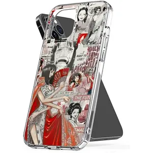 Phone Case Nico TPU Robin Accessories Cover Shockproof Transparent Compatible with iPhone SE 7 8 X XR 11 12 13 14 15 16 Plus Mini Pro Max Samsung Galaxy Note S9 S10 S20 S21 Ultra Plus Protection Protector