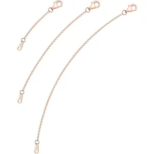 925  Necklace Extender Rose Gold Necklace Extender Rose Gold Chain Extenders for Necklaces
