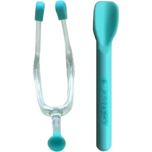 Soft Contact Lenses Remover and Insertion Tool, Contact Tweezers and Soft Silicone Scoop for Girls with Long Nails, Gift for Contact Lens New User (Green)