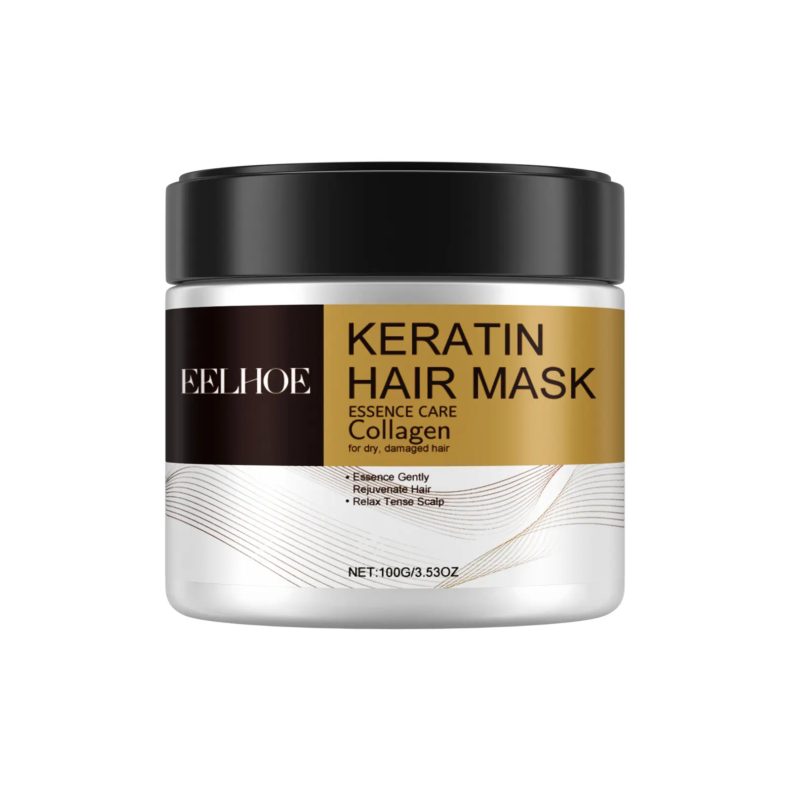 Deep Repair Keratin Hair Mask for Dry &Damaged Hair-Smooth & Restore Shine