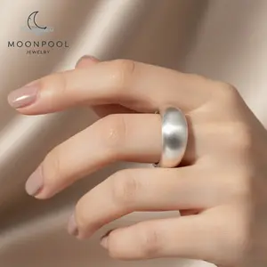 【#16】‘Thousands of threads’ circle Open Ring in 925 Sterling Silver