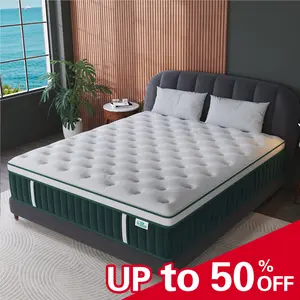 12"14" Gel Memory Foam Hybrid Pocket Spring Twin Full Queen King Mattress In A Box, Euro Top Medium Firm for Back & Lumbar Support, Individual Pocket Spring for Motion Isolation Pressure Relief