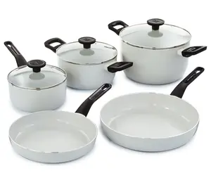 BergHOFF Leo Glints 8pc Ceramic Nonstick Cookware Set