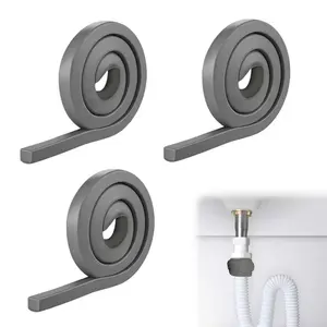 3Pack Moldable  Putty, Non Hardening  Sealant Compound,  & Pliable Seal Putty for Metal, Glass, , Ceramic, Bathroom, Pipes and Wall Gaps Repair (Grey)