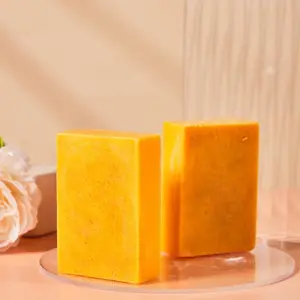 AGICEA Lemon Turmeric & Kojic Acid Brighetning Soap,Dark Spot Remover Cleansing Soap Body Care Gentle