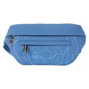 Loungefly Disney Stitch Ohana Canvas Convertible Belt Bag with Coin Bag