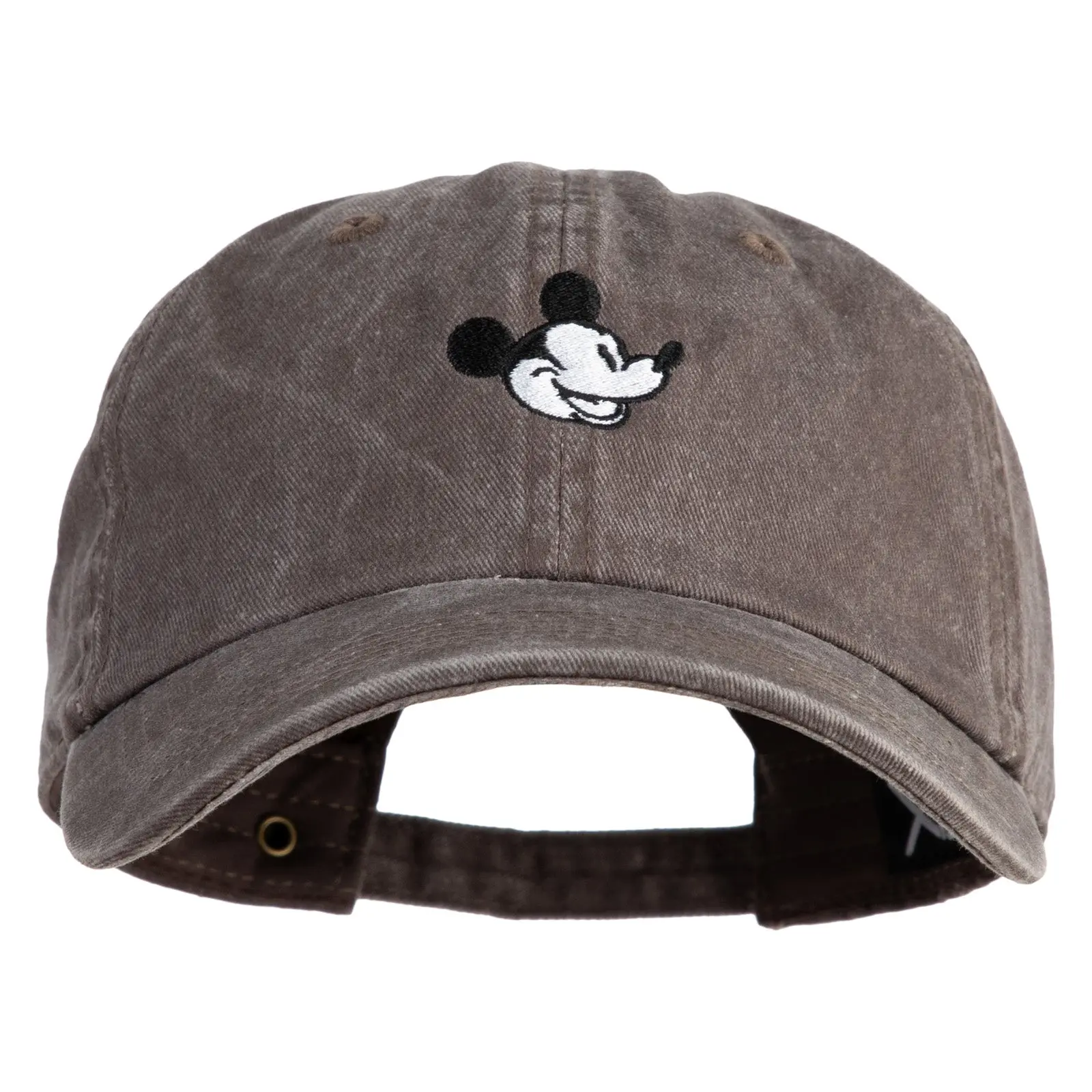 Classic 1928 Mickey Head Embroidered Pigment Dyed Cotton Cap