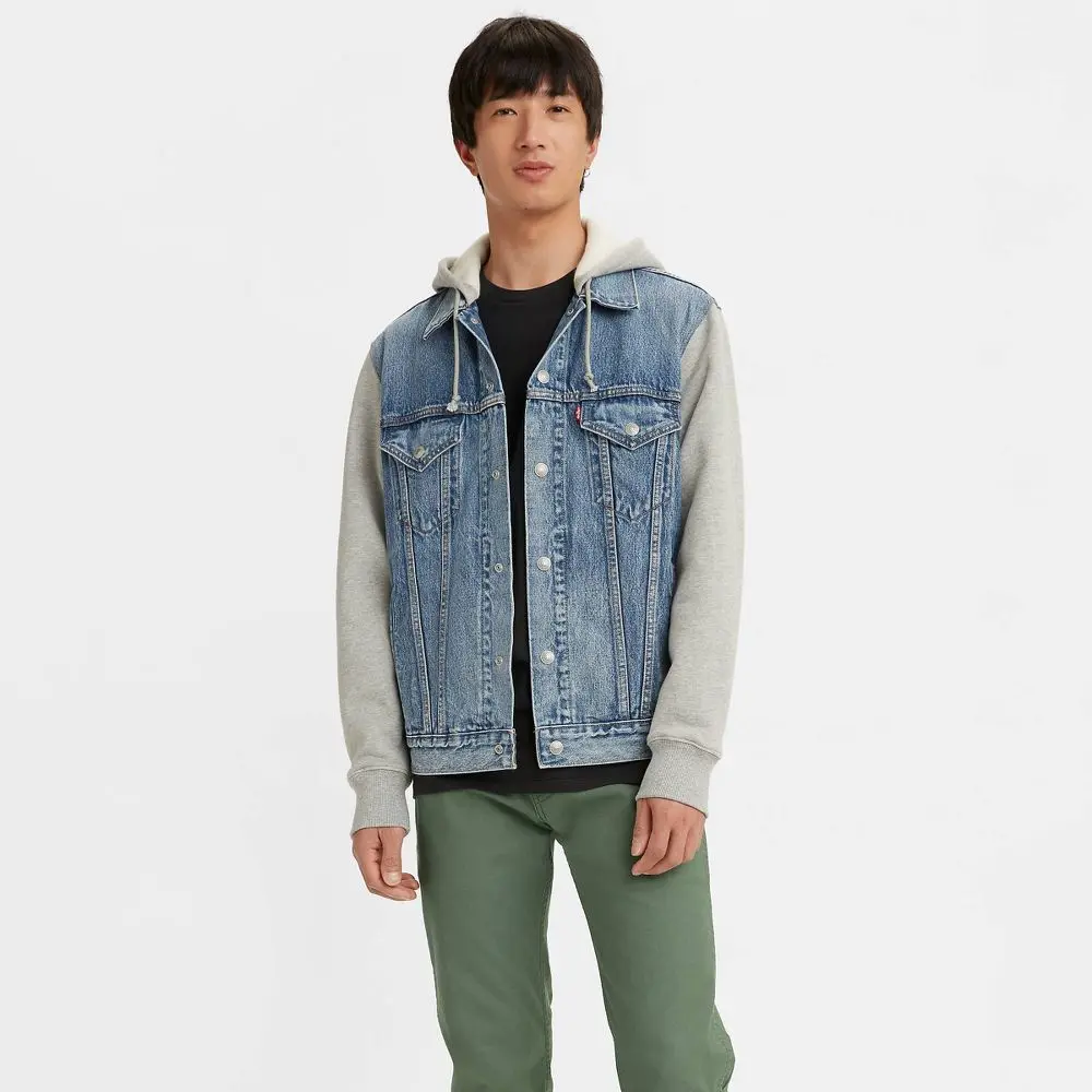Levi's Men's Hybrid Hoodie V Trucker Jacket Levi's Men's Hybrid Hoodie V Trucker Jacket