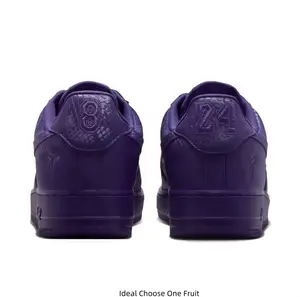 Purple Low-Top Sneakers with Snake-Print Leather Upper, Matching Purple Laces & Rubber Sole, Brand New in Box, Unisex Casual Footwear