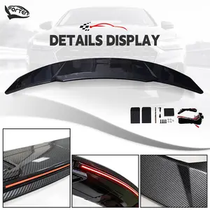 12V Power  Electric Motor Go Up Down Car Rear Trunk Spoiler Wing For Universal LED  12V Power Electric Motor Go Up Down Car Rear Trunk Spoiler Wing For Audi A4 A6