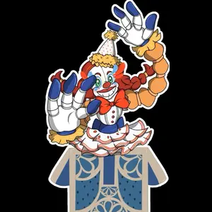 Jackie in The Box Decorative Waterproof FNAF Sticker