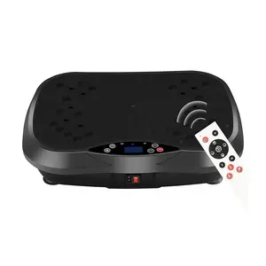 Vibration Plate Exercise Machine, Full Body Workout Vibration Platform with Loop Bands & Remote Control for Home Fitness & Lymphatic Drainage & Muscle Toning