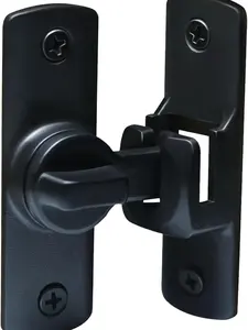 Upgraded Barn Door Lock - 90/180 Degree Flip Door Latch, Protecting Safety Sliding Gate Latches for Barn, Garden, Bathroom, Cabinet, Window, Sliding Door