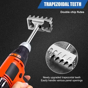 Rectangular Slot Cutting Machine, Manganese Steel Rectangular Slot Cutter, Electric Box Cutting Saw, Brick Concrete Cement Stone Hole Puncher