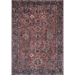 Karachi KAR-2 Rust Area Rug