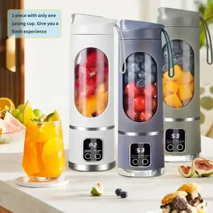 Portable USB Rechargeable Mini Blender & Juicer, Blender for Shakes, Fruit & Vegetable Juicer, Easy To Clean, Suitable for Sports Exercise and Fitness, Ice Maker Machine, Gift, Portable Smoothie Blender, Usb Rechargeable Blenders