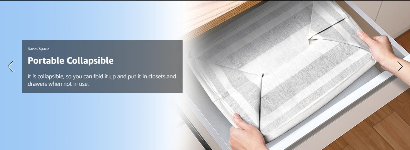 2-Pack Laundry Basket Freestanding & Waterproof Hamper Collapsible Tall Clothes Hamper with Easy Carry Handles for Family Dorm Gradient Grey 75L 2-Pack Laundry Basket Freestanding & Waterproof Hamper Collapsible Tall Clothes Hamper with Easy Carry Handles for Family Dorm Gradient Grey 75L