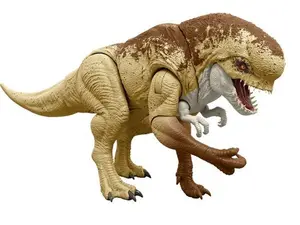 D-Rex Dinosaur Toy 22” Lights Sounds Roaring Rampage Motion Giant Action Figure for Kids Jurassic World Rebirth Movie Accurate Design