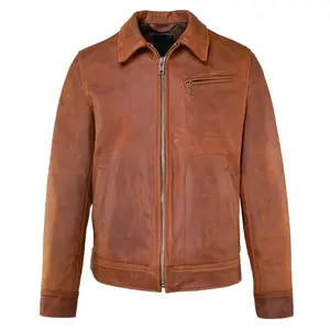 Men's Brown Apex Leather Jacket