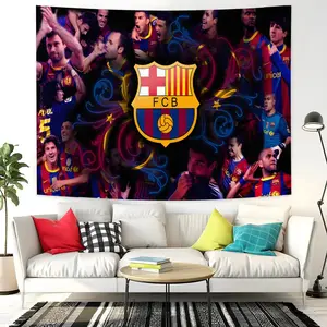 La Liga FC B-Barcelona Tapestry Background Hanging Cloth Bedroom Room Decor Aesthetic Tapestry Wall Party Wall Tapestries
