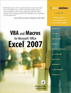 USED-VBA and Macros for Microsoft Office Excel 2007 by Bill Jelen (Paperback)