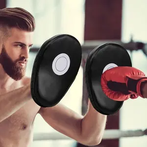 Kick Boxing Gloves Pad PU Leather Punch Target Bag MMA Karate Muay Thai Free Fight Sanda Training Equipment