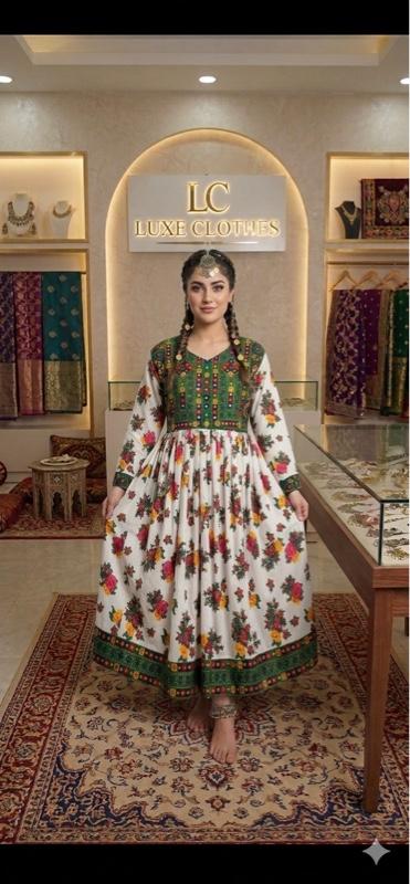 1 piece- Traditional Afghan Dress