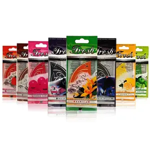 Car Air Freshener, Natural Scented Tea Paper, Auto Hanging Vanilla Perfume Fragrance, Car Air Diffuser, Car Interior Accessories for Car Decoration