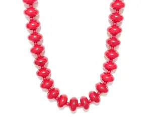 Marble Beaded Statement Necklace