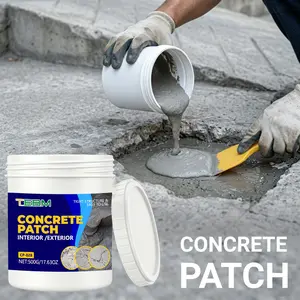 Quick-Dry Waterproof Concrete Repair Paste, Strong Adhesive, Universal Wall Crack Fixer, Durable for Rvs & Homes, Ideal for Courtyards, Roofs, Kitchens, Floors