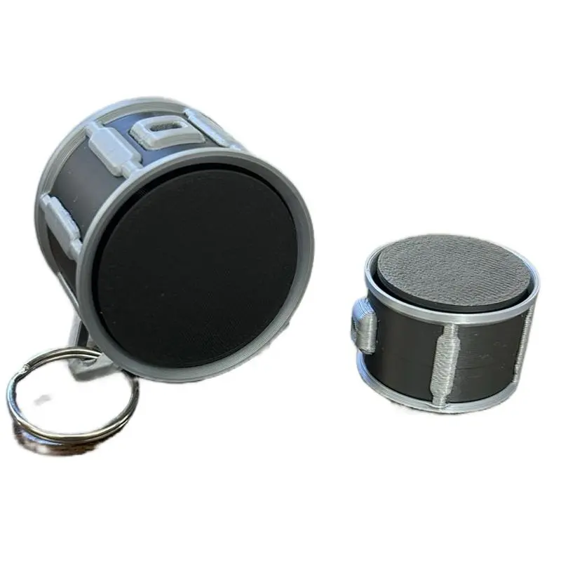 Drum Set Clickers – 3D Printed Tom & Bass Drum with Clicky Switches keychain