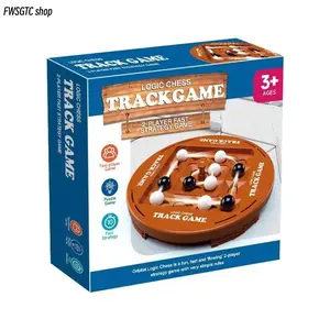Logic Track Chess 2-Player Battle Board Game, Educational Strategy Toy for Kids' Brain Development, Interactive Tabletop Game & Ideal Birthday Gift for Boys & Girls tiktokshopspringglowup