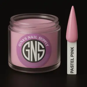 GNS Pastel Pink 2oz Acrylic Powder Compatible with All Monomer Brands for Acrylic Nail Application