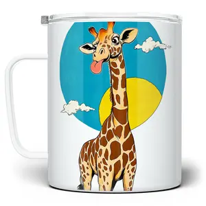 LOFTIPOP Giraffe Mug, Cute Fun Animal Cup, Designed and Printed in the USA by Loftipop