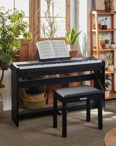 Donner DEP-20 88 Key Portable Weighted Digital Piano with Furniture Stand & 3-Pedal