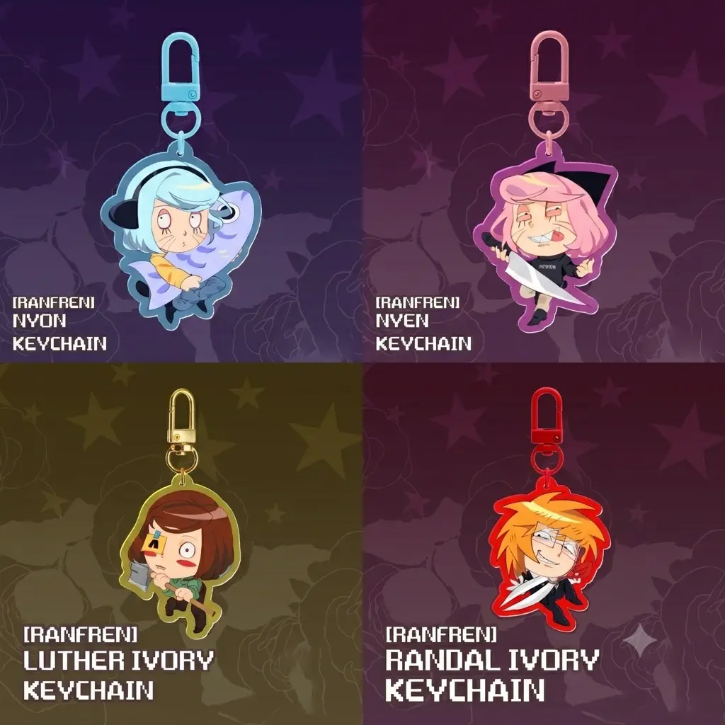RANFREN Keychain, Nyon, Nyen, Satoru Tsukada, Randal Ivory
