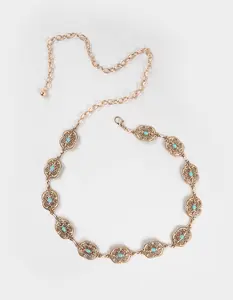 Concho Chain Belt, Gold