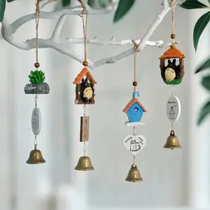 Fresh Style Copper Bell Hanging Ornament - Creative Outdoor Jingle Bell Decoration. A Unique Decor & Fun Gift for Adults, Ideal for Room Decor and as Household Items