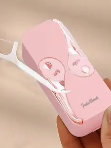 Portable Floss Holder, Automatic Pop-Up Dental Floss Dispenser, Keep Your Floss Clean and Organized at Home, Essential Oral Care Accessory