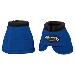 35-4277-S2 Weaver No-Turn Bell Boots - Blue Large