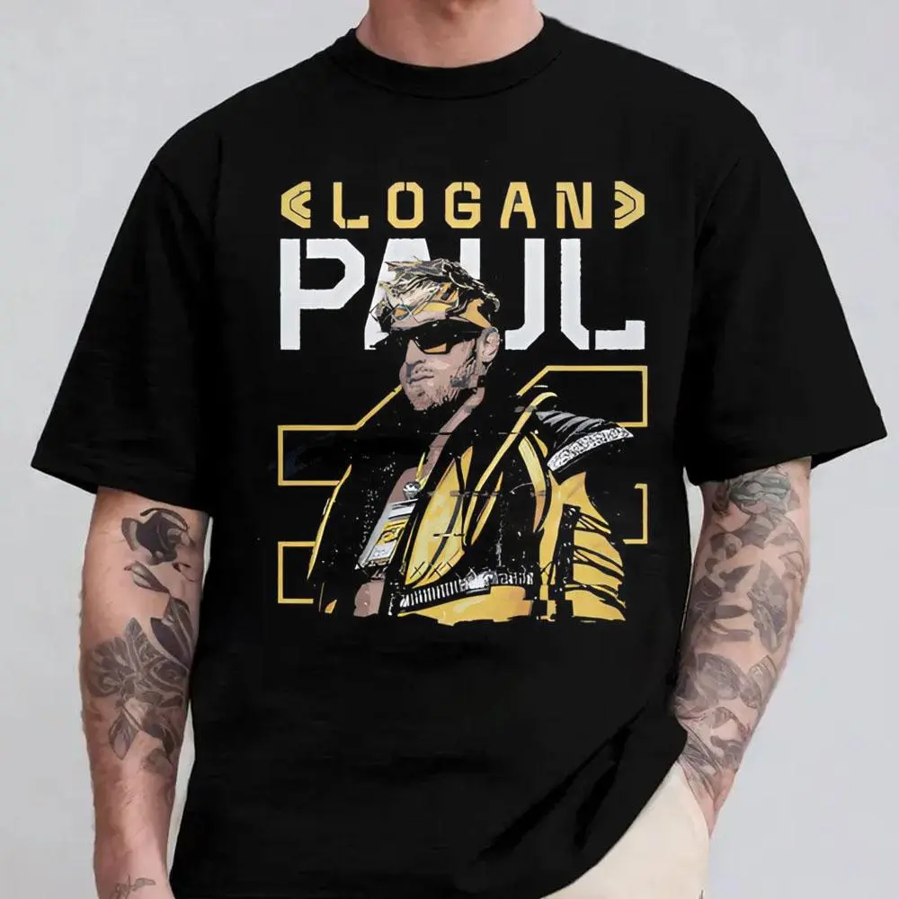 Vintage Logan Paul T-Shirt, WWE Wrestling Graphic Tee, Unisex Heavy Cotton Shirt