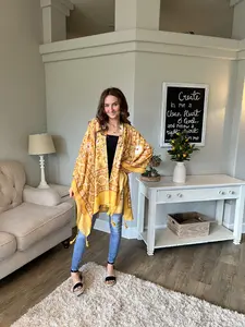 Lightweight Moroccan Tassel Kimono Boho – Versatile & Stylish