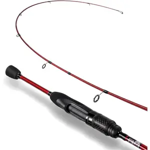 Aerospin Ultralight Spinning Rod,6'0" 6'6",Ultra Light Fishing Rod  Action 2 count,  Carbon Fiber Rod for Trout Crappie Panfish, Stream River Lake