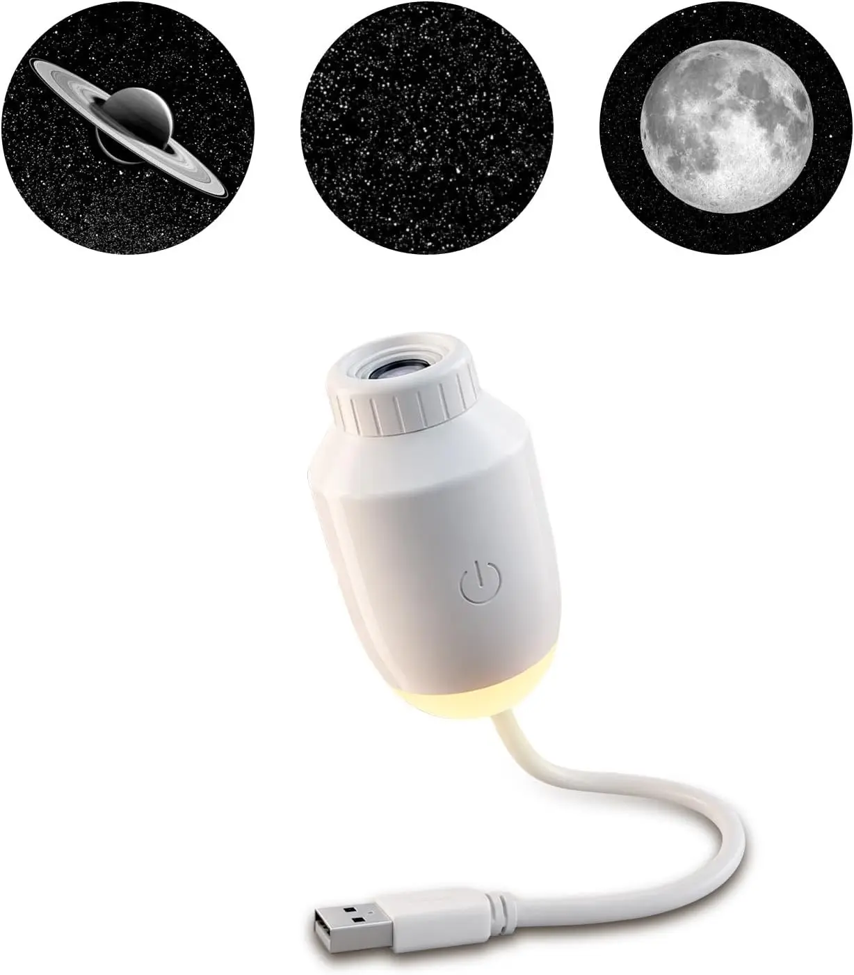 2-in-1 Galaxy Projector Night Light, Portable Adjustable lens Starry Sky Night Light Projector for Bedroom with Sliding Projection Films, Mini LED Nightlight Wall Lamp for Adults (Multiple Films) Adjustable Adjustable
