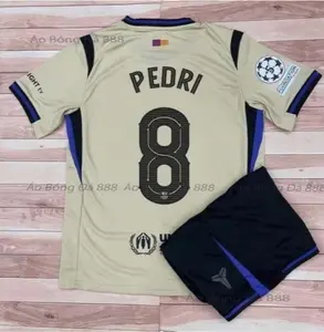 2025/26 Yellow Black Soccer Jersey Set – Premium Breathable Football Kit for Fans & Training