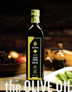 Makripodis Greek Extra Virgin Olive Oil Cold Pressed No Additives No Preservatives Gluten Free 500 ML 16.9 oz Koroneiki Olives High in Polyphenols