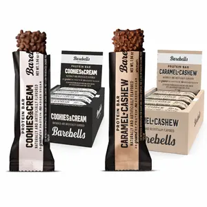 Barebells Caramel Cashew & Cookies and Cream - Protein Bar Bundle