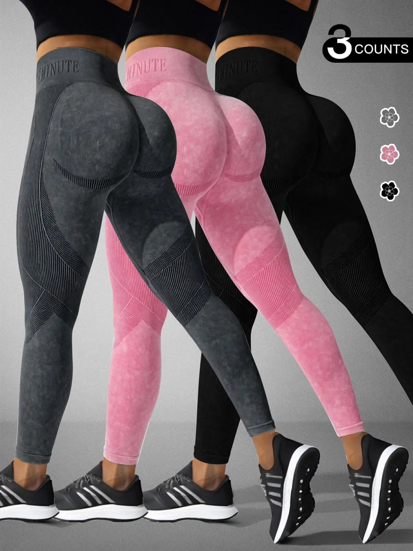 Women's High-Waisted Seamless Yoga Leggings, Stretchy High Waist Activewear, Tight-Fit Design, Durable Comfortable Fabric, Perfect for Running Gym Fitness Daily Training, Gym Sportswear Bottoms, Skinny Yoga Bottoms, Fitness Clothes
