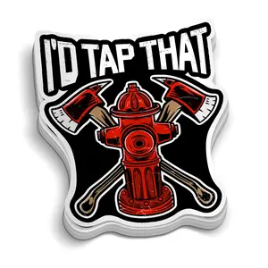I'd Tap That Fire Hydrant v2 Sticker
